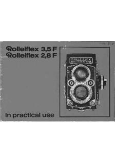 Rollei Rolleiflex 2.8 F manual. Camera Instructions.